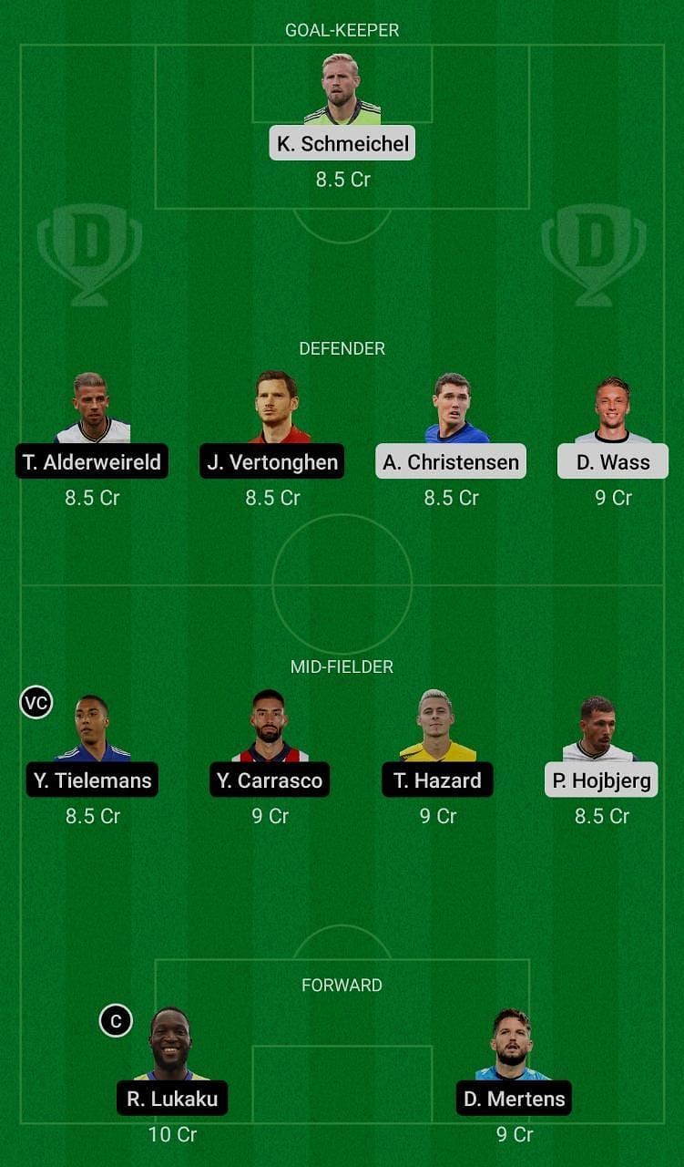 Denmark (DEN) vs Belgium (BEL) Dream11 Fantasy Suggestions